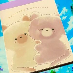 Cute Nyantaro & Nyansuke Notebook